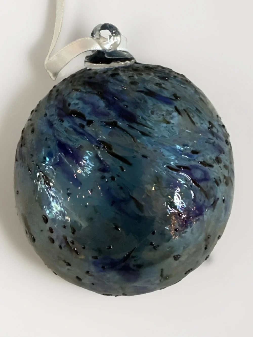 Art Glass Blown GLASS ORB Ornament 4